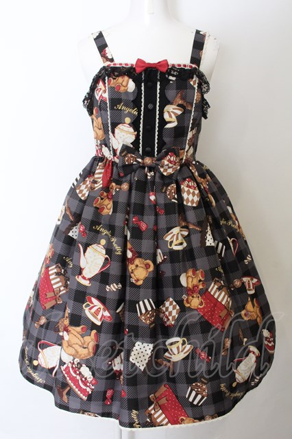 Angelic Pretty / 夢見るプレゼントジャンパースカート クロ O-24-12 