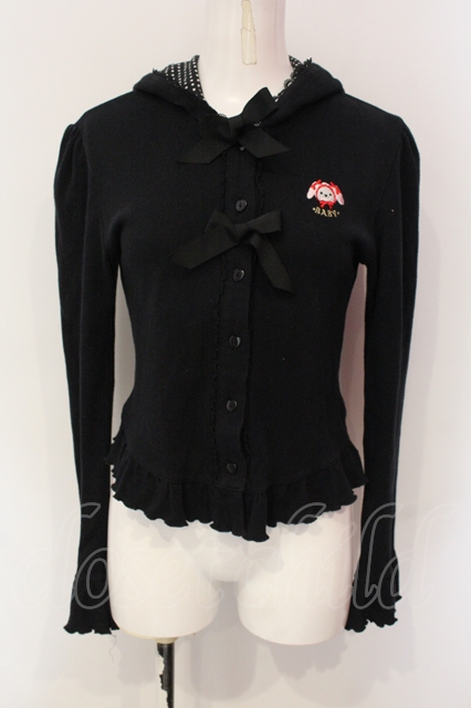 ベイビー　うさくみゃちゃん　ブラックニットカーディガン BABY うさくみゃカーディガン BABY,THE STARS SHINE BRIGHT