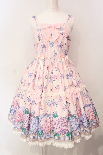 充実の品 Angelic Pretty Lacyバスケットジャンパースカート Sweet / ワンピース