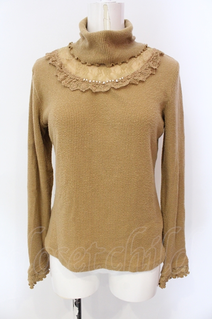 SLY | DUAL COLOR FRONT ZIP KNIT トップス (ニット ) |SHEL