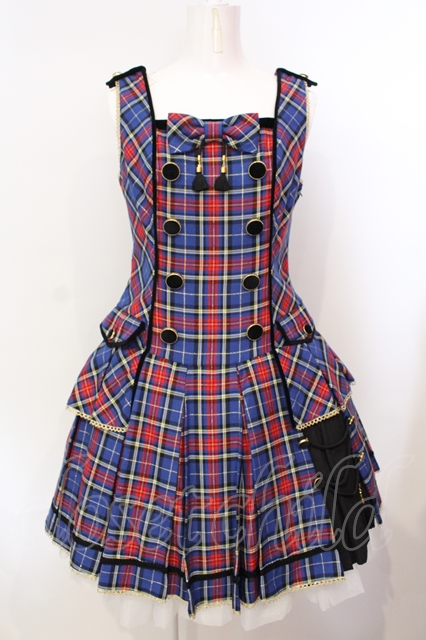♡AngelicPretty　タータンチェックレッスンジャンパースカート♡ ♡AngelicPrettyタータンチェックレッスンジャンパースカート♡