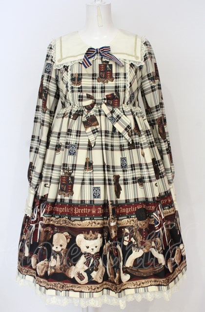 British Bear ワンピース カチューシャ angelic pretty British Bear OP by Angelic Pretty