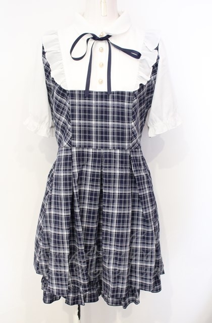 axes femme / ドッキング風セットアップ シロ×ネイビー O-25-07