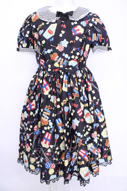 Angelic Pretty / Happy Park Carnivalワンピース クロ O-25-08