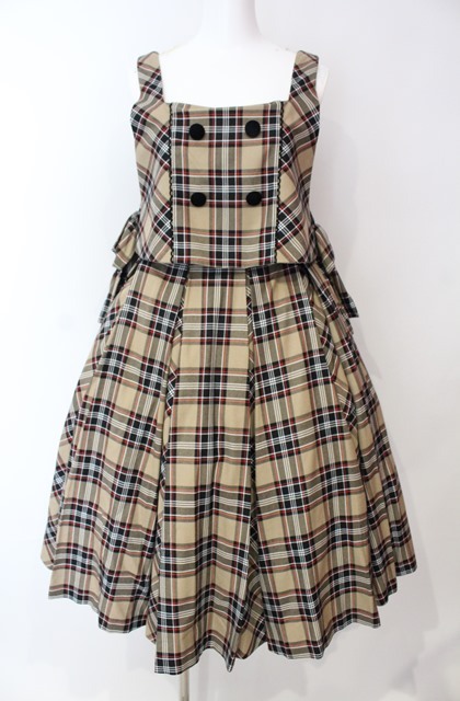 Angelic Pretty / 図書館ジャンパースカート ベージュ O-25-08