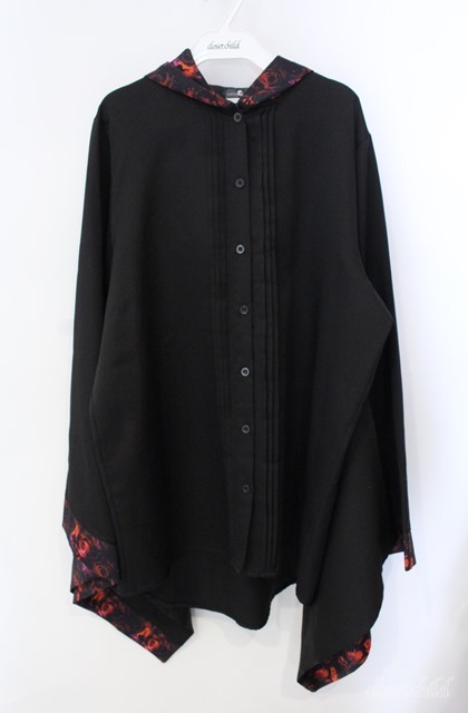 NieR CLOTHING ニーアクロージング　着物風袖ブロッキングシャツ　海月 楽天市場】NieR (ニーア) 袖リブ付き着物風袖ブロッキングシャツ