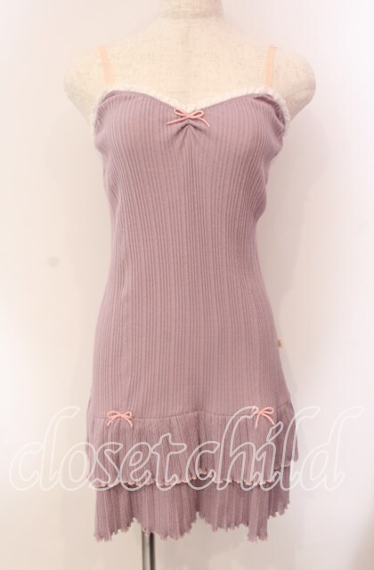 Katie / UNDER PRETTIES camisole one-piece F ラベンダー O-25-09-06