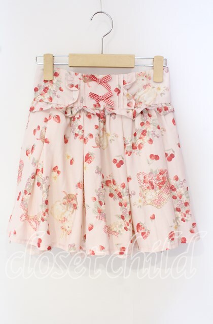 LIZLISA ストロベリーラビット スカパン ピンク LIZ LISA / ストロベリーラビットスカパン 0 ピンク O-25-09-27-020-LO