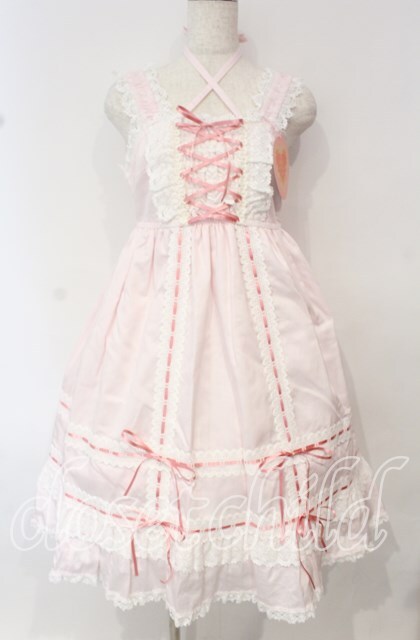 babydollジャンパースカート ピンク・ローズピンク BABY,THE STARS SHINE BRIGHT / ベビードールジャンパースカート（2025