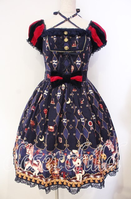 Angelic Pretty / TOY MARCHワンピース ネイビー O-25-12-04-069-AP-OP