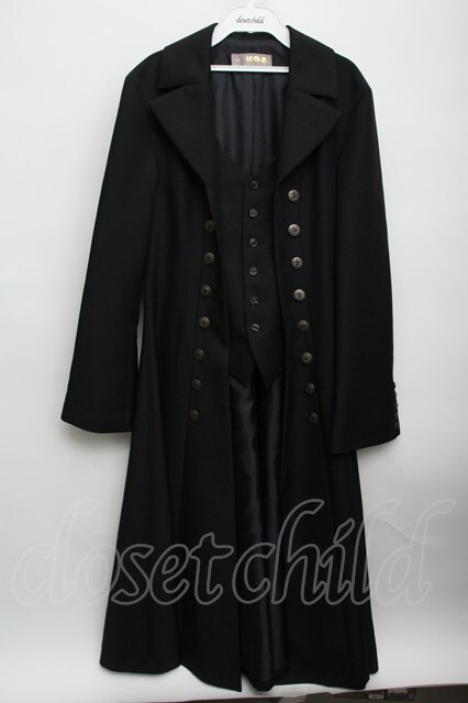ATELIER BOZ / ロングローランドジャケット 黒 S-24-02-14-059-EL-JA ATELIER BOZ / ロングローランドジャケット 黒 S-24-02-14-059-EL-JA