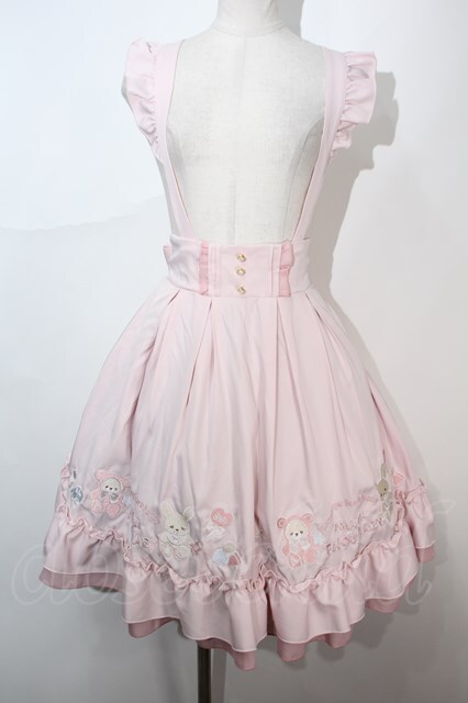 Amavel / FANCY BABYフリルスカート ピンク S-24-04-22-089-CA-SK-AS  