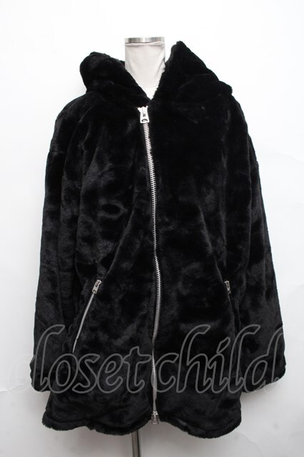 CIVARIZE / ライダースファーパーカー 黒 S-24-10-09-050-GO-CO-AS-ZS 