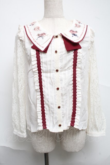 LIZ LISA / バラプリントブラウス  オフ S-25-07-01-003-LO-TO-AS-ZS LIZ LISA / バラプリントブラウス オフ S-25-07-01-003-LO-TO-AS