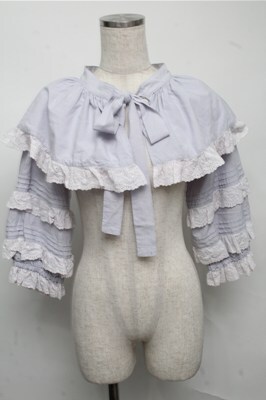 Candy Stripper / ADORABLE LACY ボレロ サックス S-25-07-14 Candy Stripper / ADORABLE LACY ボレロ サックス S-25-07-14
