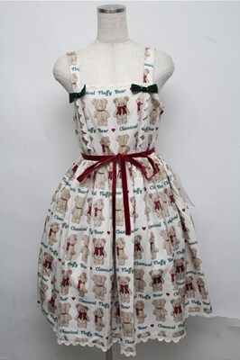 axes famme kawaii フラッフィベア ジャンスカ ブラウス フラッフィベアジャンスカ | kawaii | axes femme online shop