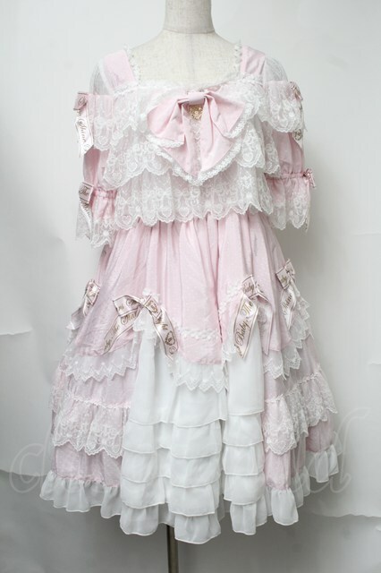 baby the stars shine bright ワンピース ピンク BABY,THE STARS SHINE BRIGHT / レースを纏うTwinkle Baby