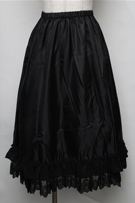 Moi-meme-Moitie ミディアムペチコート Moi-meme-Moitie / ミディアムペチコート 黒 S-25-08-22-1051-MO-SK-HR