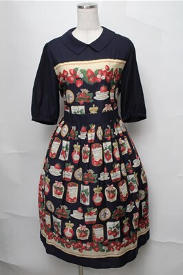 Jane Marple / Strawberry label scarfのタブリエドレス