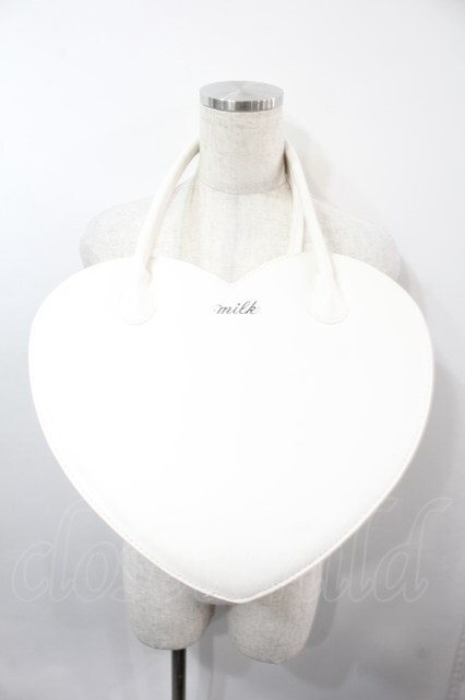 MILK / ハートバッグ 白 S-25-09-15-007-ML-BG-AS-ZS - closet child