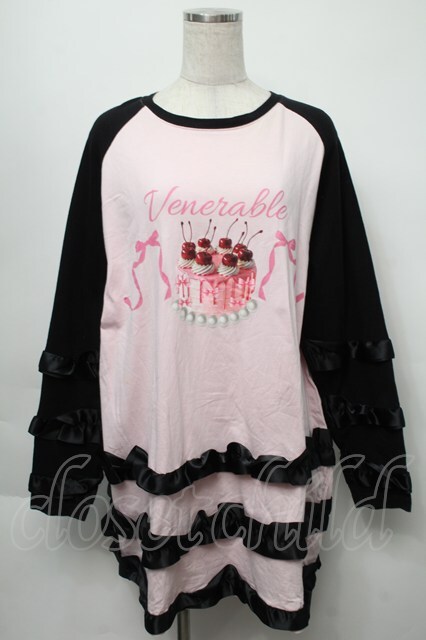 Ank Rouge / ケーキラグランロンTe 黒xピンク S-25-09-23-060-CA-TS