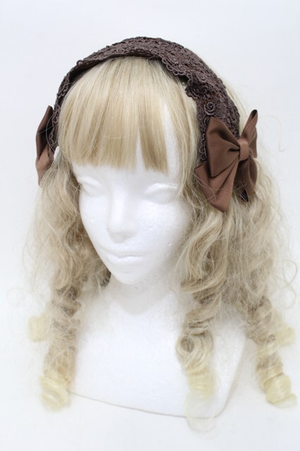 新品　タグ付き　メアリーマグダレン　セントクレアヘッドドレス　ショコラ　茶色 新品 タグ付き メアリーマグダレン セントクレアヘッドドレス ショコラ