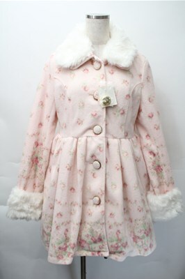 LIZ LISA / 花柄コート ピンク S-25-11-09-042-LO-CO-AS-ZS - closet