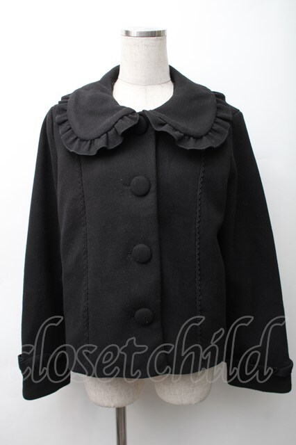 ♡はーと♡ AX 16冊 まとめ売り axes femme kawaii / フリルカラーショートコート 黒 S-25-11-16-027