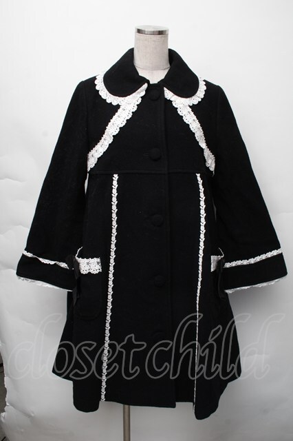 BABY,THE STARS SHINE BRIGHT / 小公女コート (2022) 黒x白 S-25-11