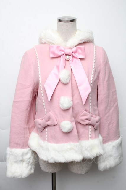 Angelic Pretty / Princess Catコート ピンク S-25-11-23-1017-AP-CO