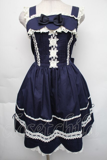 BABY,THE STARS SHINE BRIGHT / リボンスカラップジャンパースカート