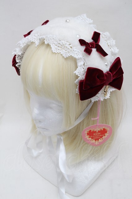 BABY,THE STARS SHINE BRIGHT / Ruban de Noёl Neigeヘッドドレス オフ