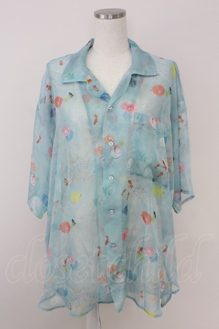 23MMSBL01]THE SHINZONE(ザ シンゾーン)CROPPED SHEER SHIRTS
