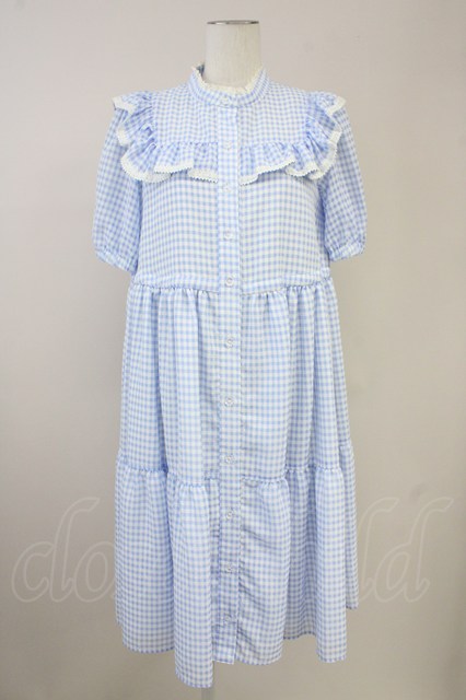 Emily Temple cute / Tinyワンピース M サックス T-25-10-19-028-ET-OP