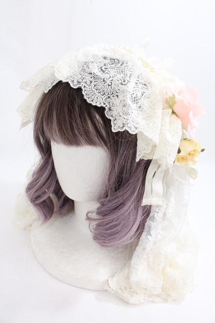 ALICE and the PIRATES ヴェールカチューシャ Mémoire de Rose Veil Head Bow by Alice and the Pirates