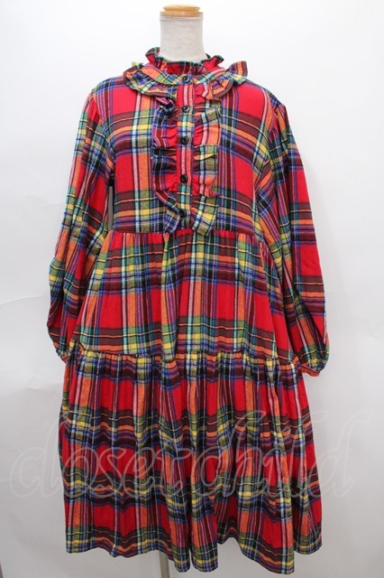 Candy Stripper /HOLY NIGHTワンピース 2 レッド Y-24-07-15-181-PU-OP  