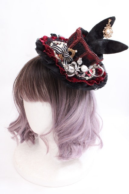 最終価格☆】GOTHIC HOLIC 耳しっぽ 誤魔化す ベール シルクハット 未使用