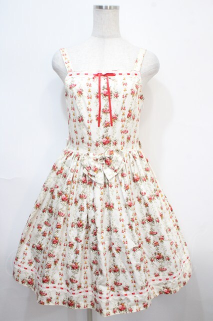 metamorphose / ブーケ柄ワンピース 白 Y-25-04-15-124-ME-OP-SZ