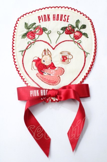 【新品✨】ピンクハウス Rambling Hearts刺繍ワッペン アイボリー PINK HOUSE / Rambling Hearts刺繍ワッペン アイボリー Y-25-08