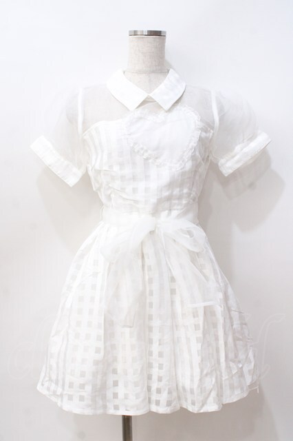 LIZ LISA 希少　ドレスアップドールワンピース　白　原宿デコラ　y2k LIZ LISA 希少 ドレスアップドールワンピース 白 原宿デコラ y2k