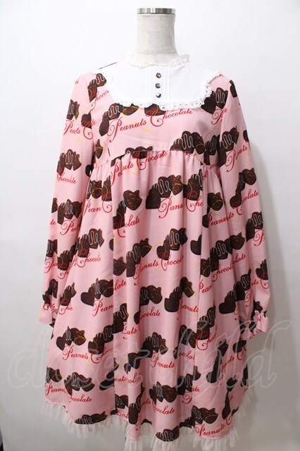 Emily Temple cute♡Buuny BOXワンピースピンク Emily Temple cute / LOVE チョコワンピース ピンク Y-25-08-19