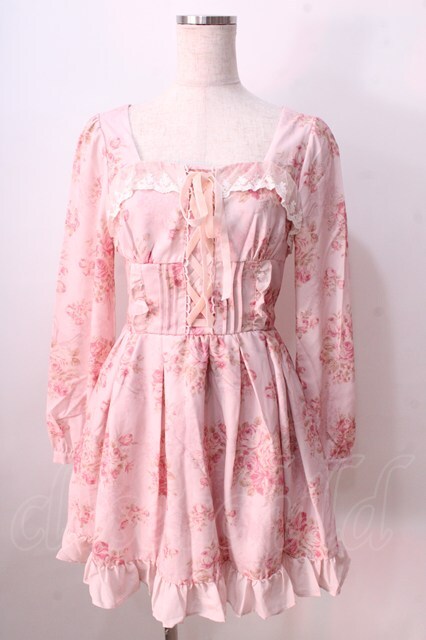 LIZ LISA / ブーケ花柄ワンピース 0 ピンク Y-25-08-26-065-LO-OP-SZ