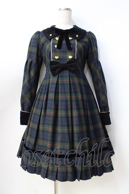Angelic Pretty / Modern Studentワンピース グリーン Y-25-08