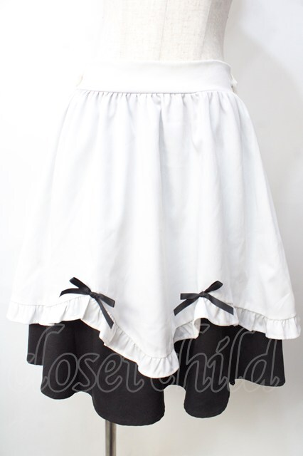 【新品】ROBE de PEAUフリルスカート セール】四色展開フリルペチスカート（スカート）｜Achic