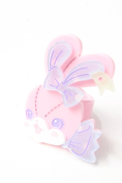 Angelic Pretty / Happyリリカルバニーリング ピンク Y-25-09-29-032