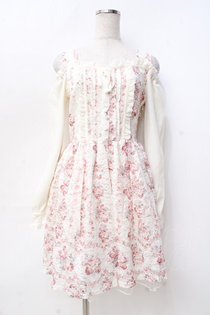 Camille Pissarro、海外版超希少レゾネ、新品額装付 LIZ LISA / レース花柄ワンピース 0 オフ白 Y-25-09-29-232-LO