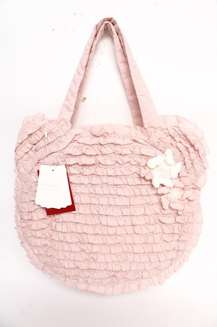 ピンクハウス　Teddyシルエットフリルバッグ　ピンク PINK HOUSE / Teddyシルエットフリルバッグ ピンク I-25-05-19