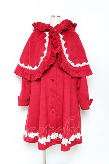 童話の小公女コート 赤 axes femme kawaii 童話の小公女コート【期間限定価格】 | kawaii -outlet- | axes