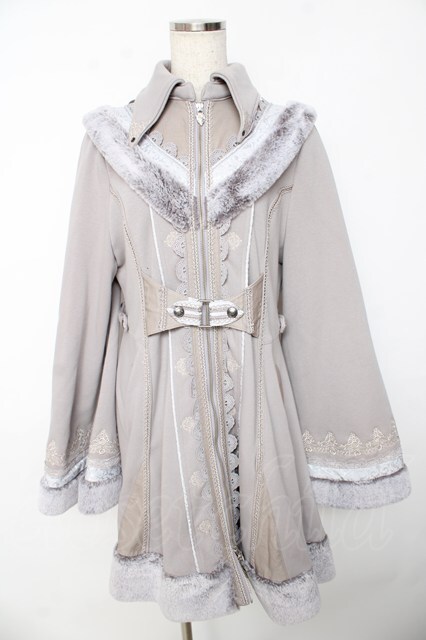 Ozz oneste / Dark Wizard 裏起毛コート グレー Y-25-11-01-095-OO-CO