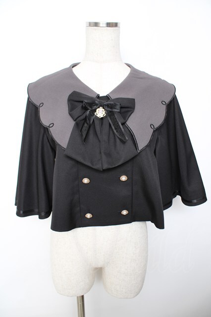 Amavel / Magical Cosmic Cosmeticケープ風アウター 黒 Y-25-11-22-140